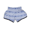 Print Pattern Swedish Muay Thai Boxing Shorts-grizzshop