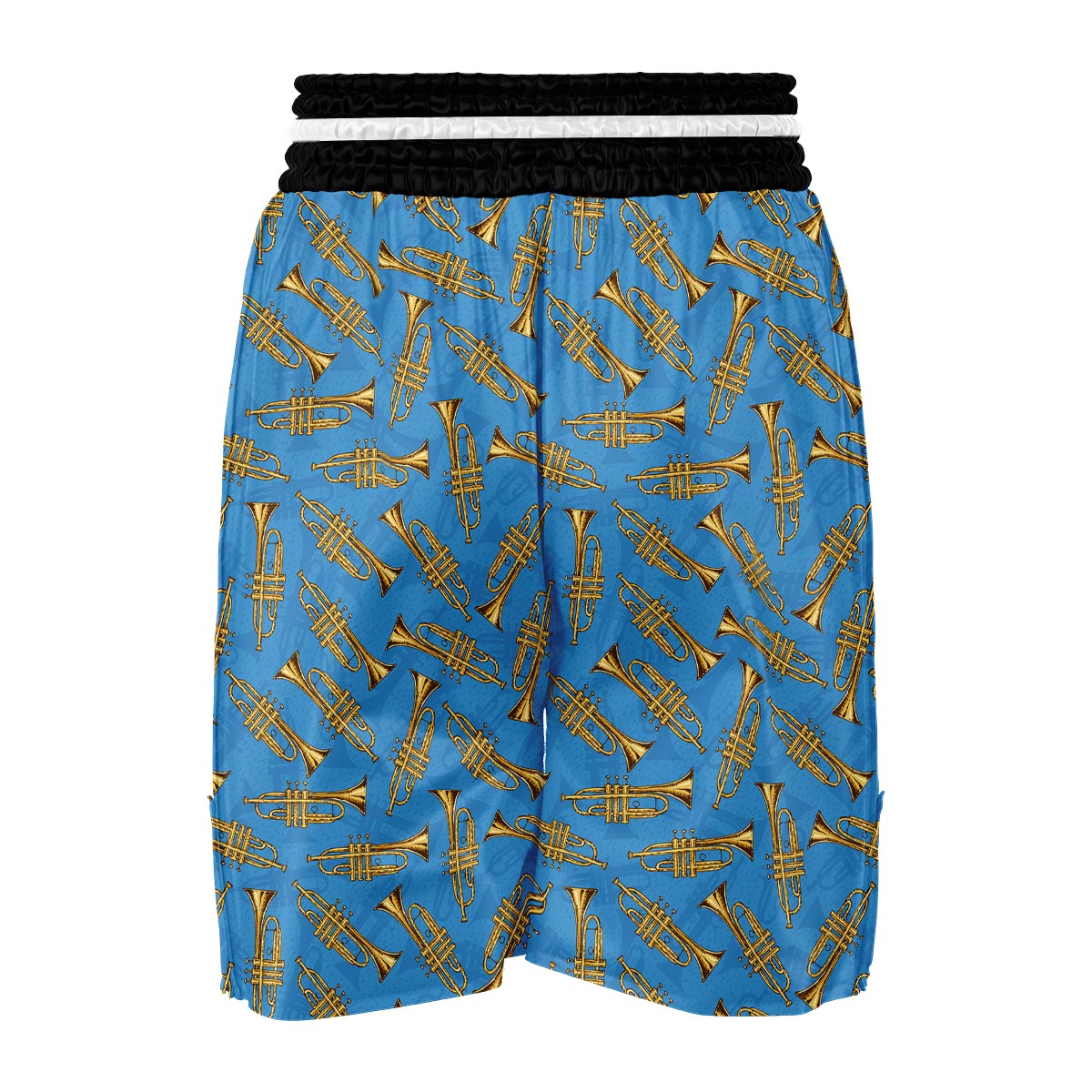 Print Pattern Trumpet Boxing Shorts-grizzshop