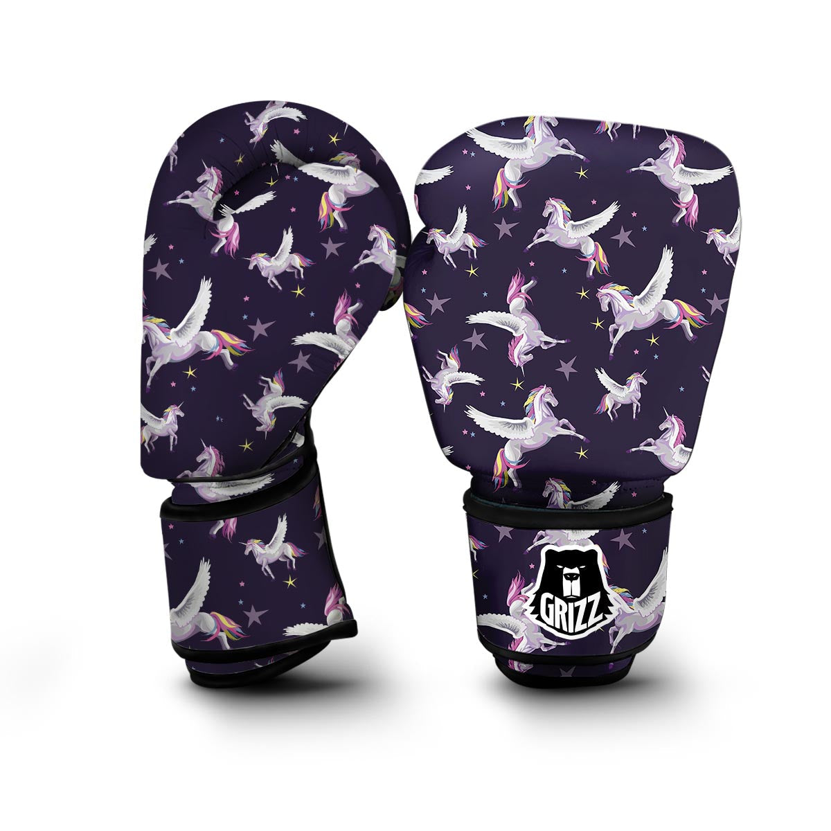Print Pattern Unicorn Boxing Gloves-grizzshop