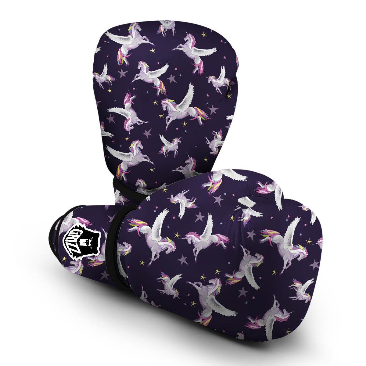 Print Pattern Unicorn Boxing Gloves-grizzshop