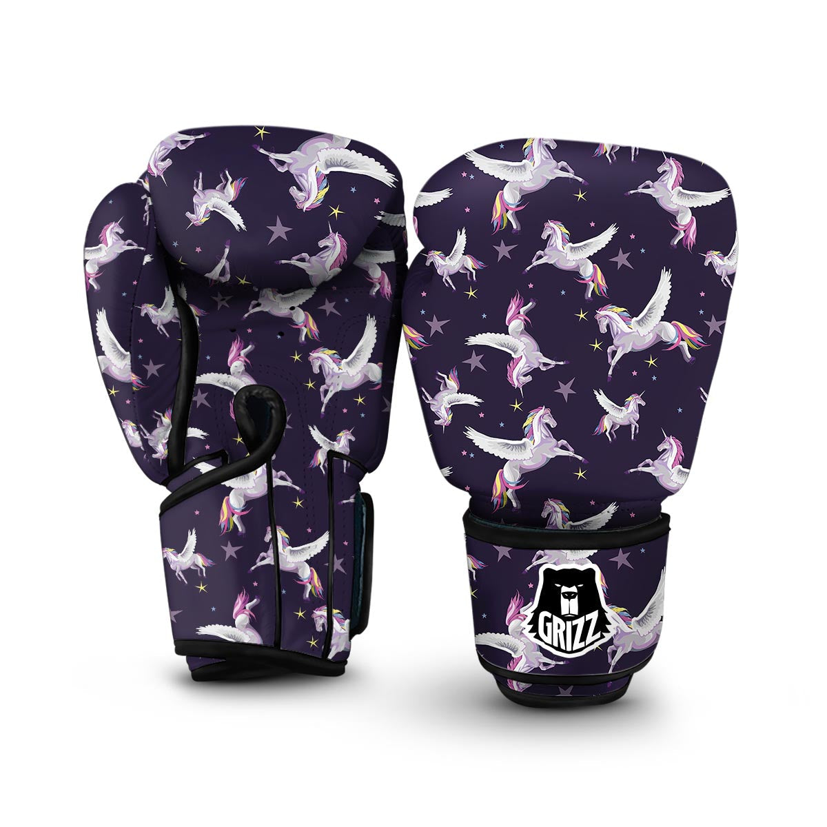 Print Pattern Unicorn Boxing Gloves-grizzshop