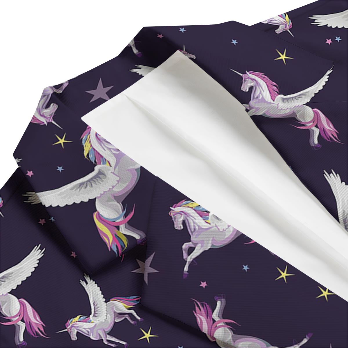 Print Pattern Unicorn Men's Blazer-grizzshop