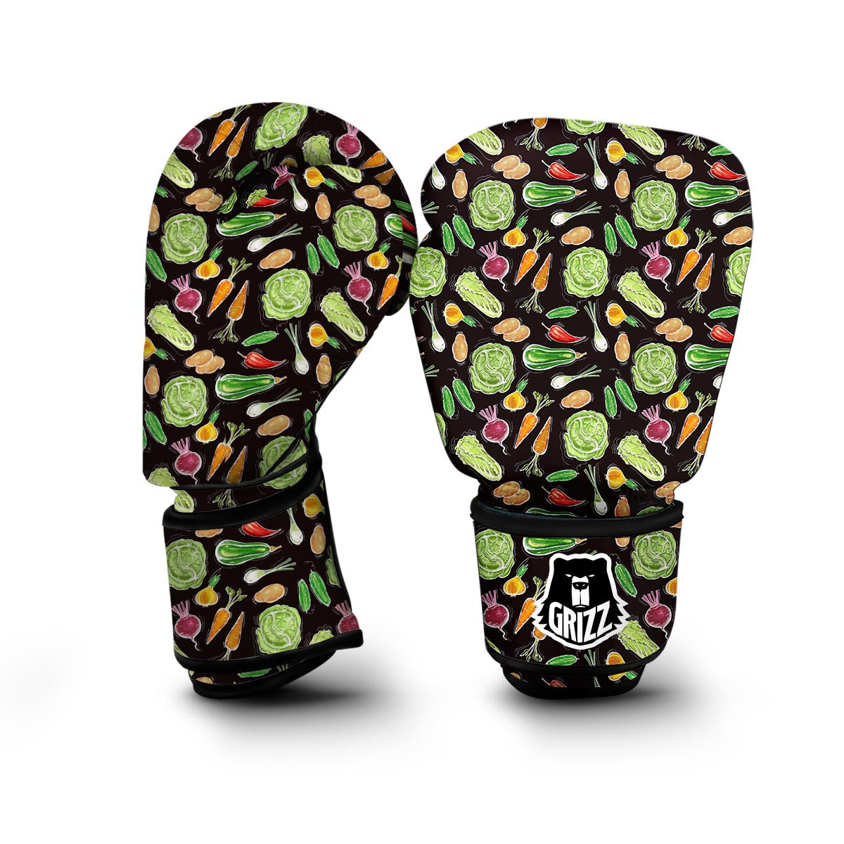 Print Pattern Vegan Boxing Gloves-grizzshop