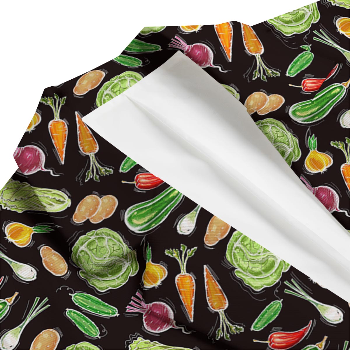Print Pattern Vegan Men's Blazer-grizzshop