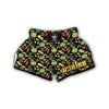 Print Pattern Vegan Muay Thai Boxing Shorts-grizzshop