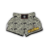 Print Pattern World Map Muay Thai Boxing Shorts-grizzshop