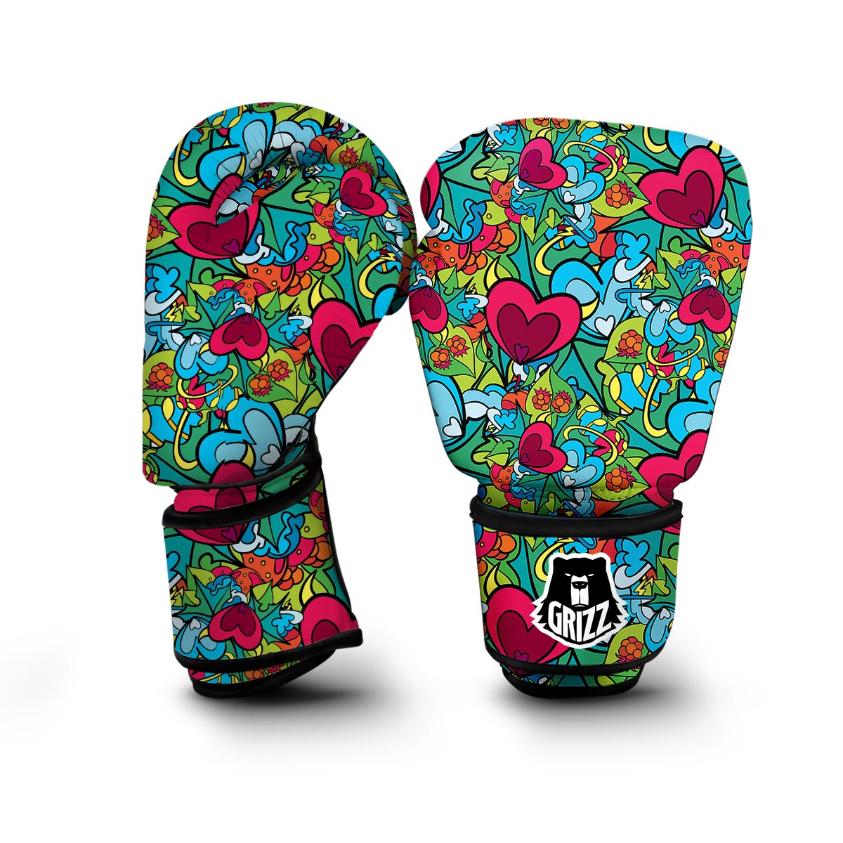 Print PatternTrippy Boxing Gloves-grizzshop