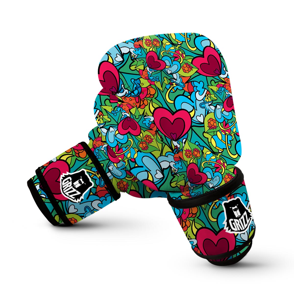 Print PatternTrippy Boxing Gloves-grizzshop