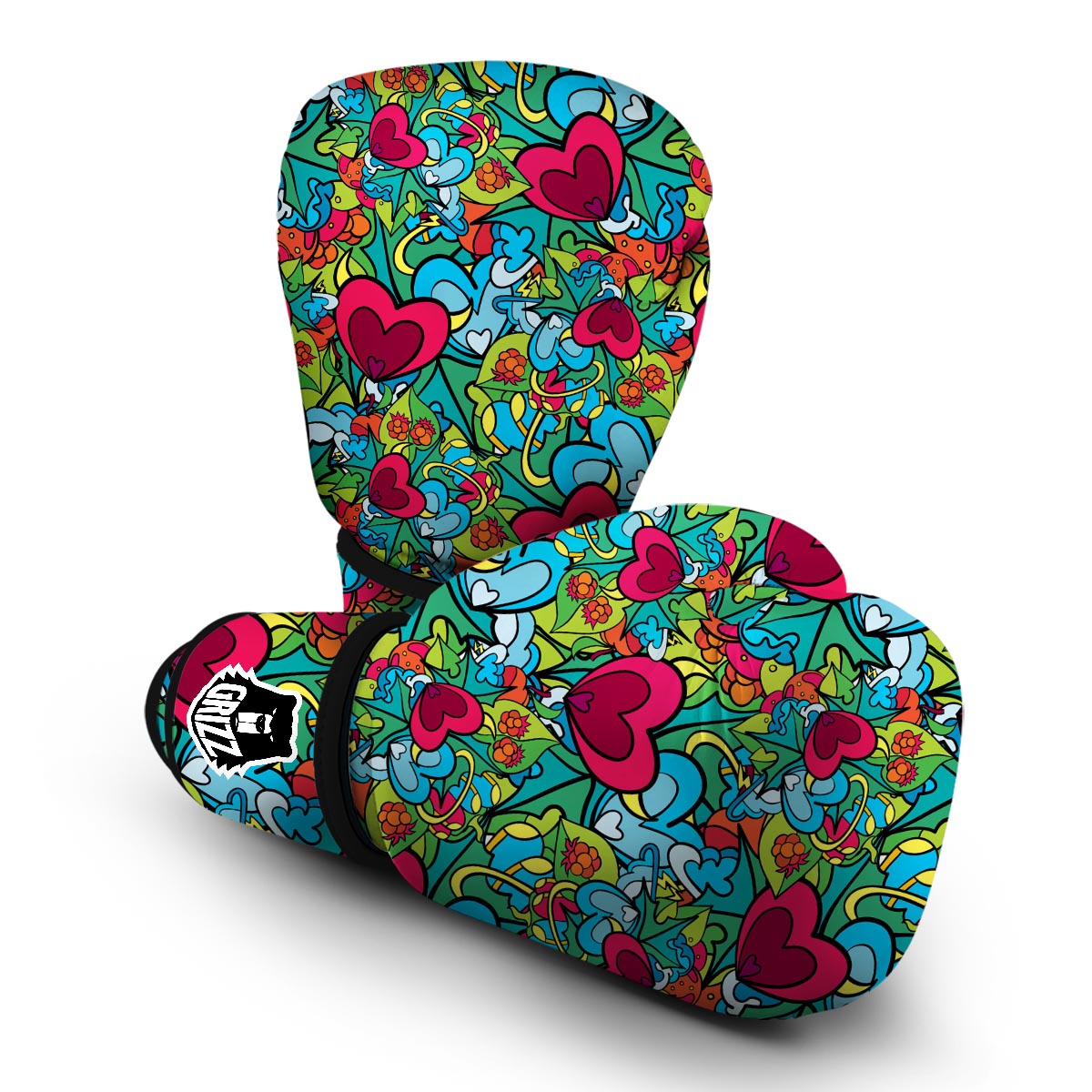 Print PatternTrippy Boxing Gloves-grizzshop