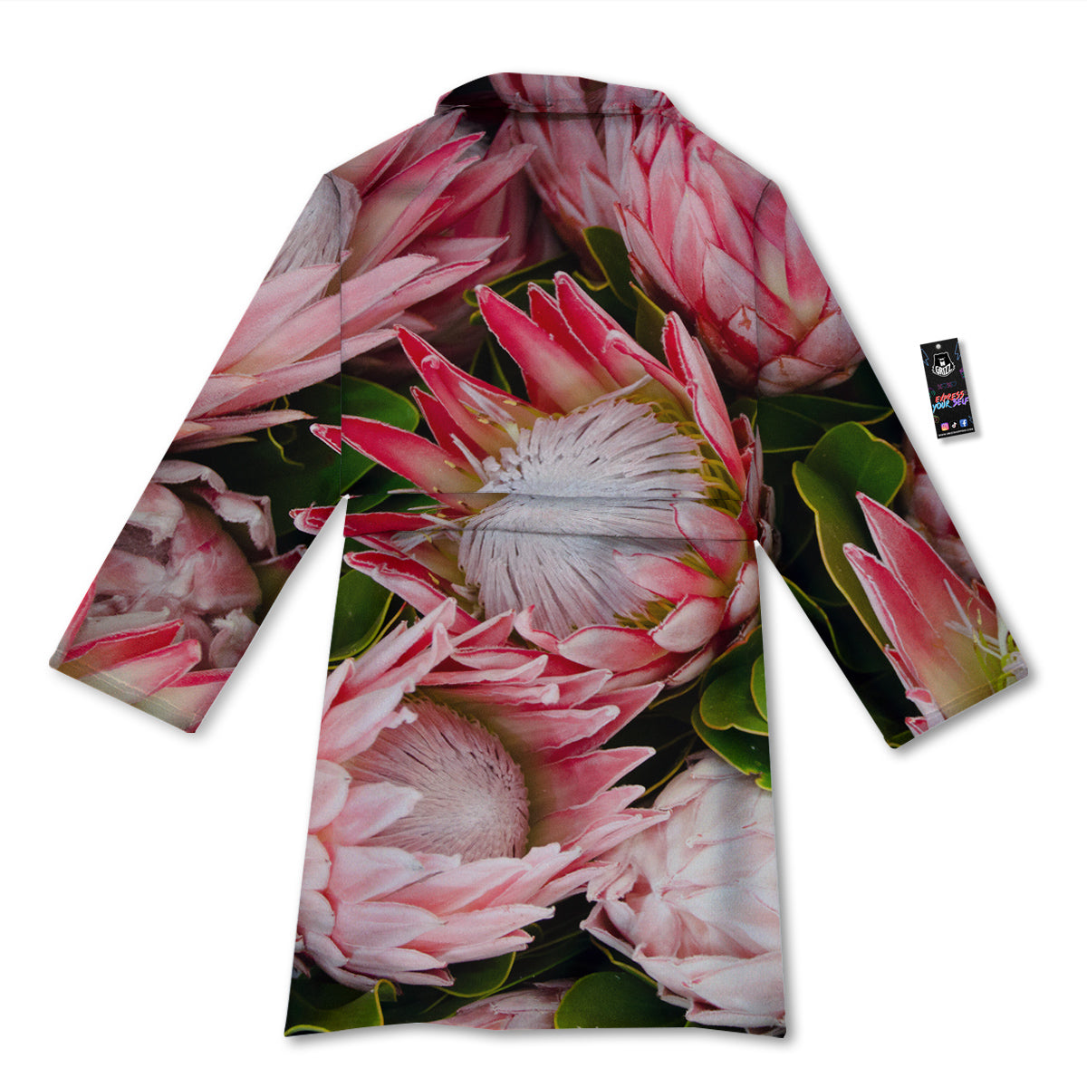 Proteas Bunches Print Bathrobe-grizzshop