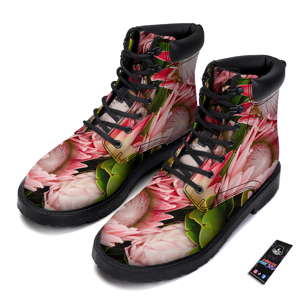 Proteas Bunches Print Boots-grizzshop