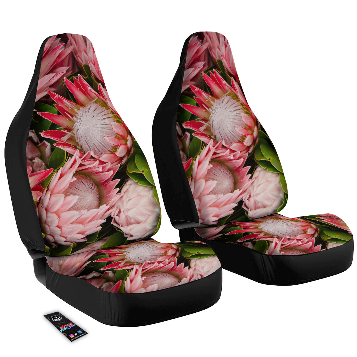 Proteas Bunches Print Car Seat Covers-grizzshop
