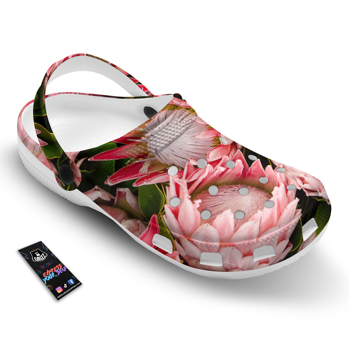 Proteas Bunches Print Clog-grizzshop