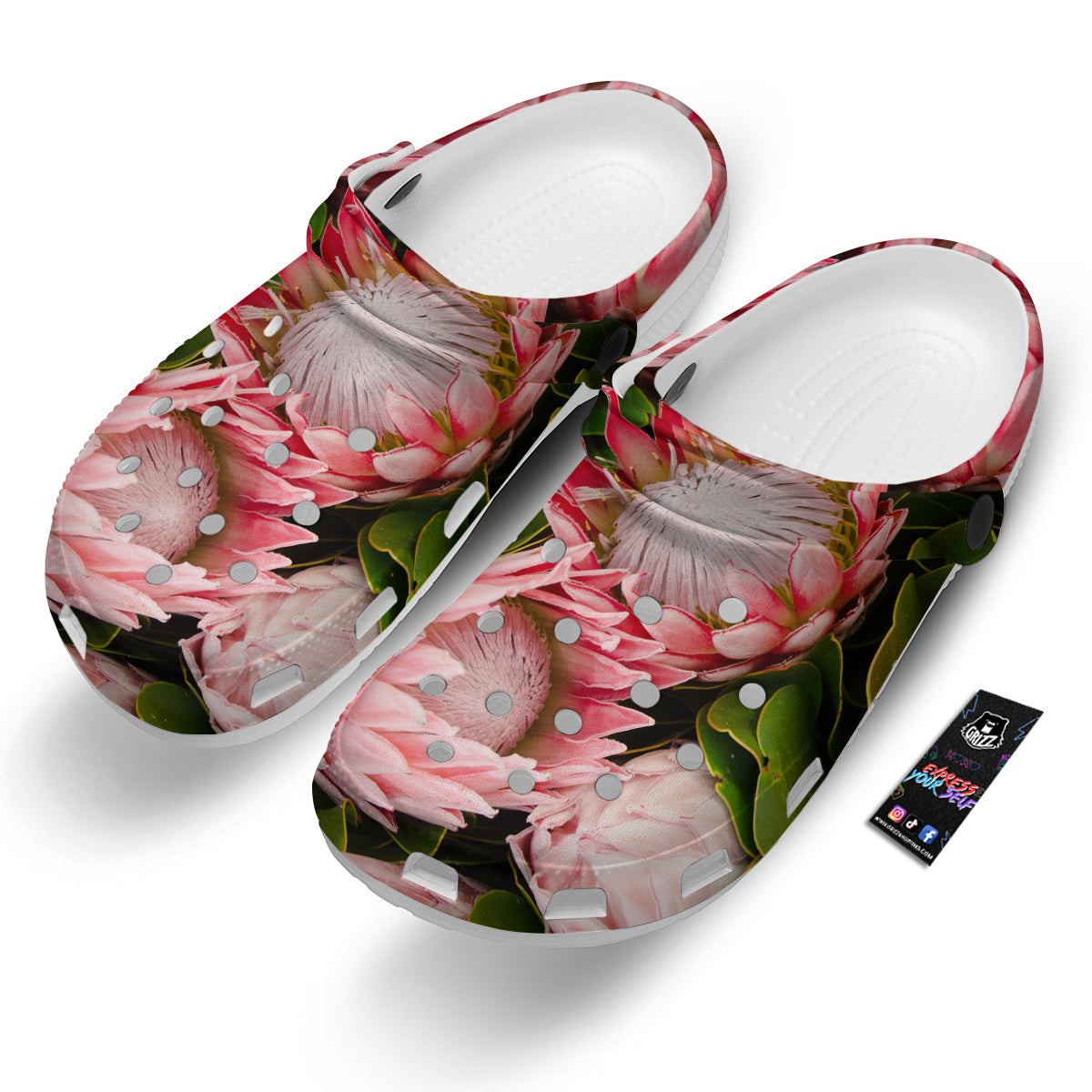 Proteas Bunches Print Clog-grizzshop