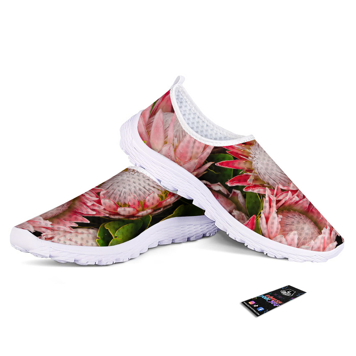Proteas Bunches Print Nurse Shoes-grizzshop