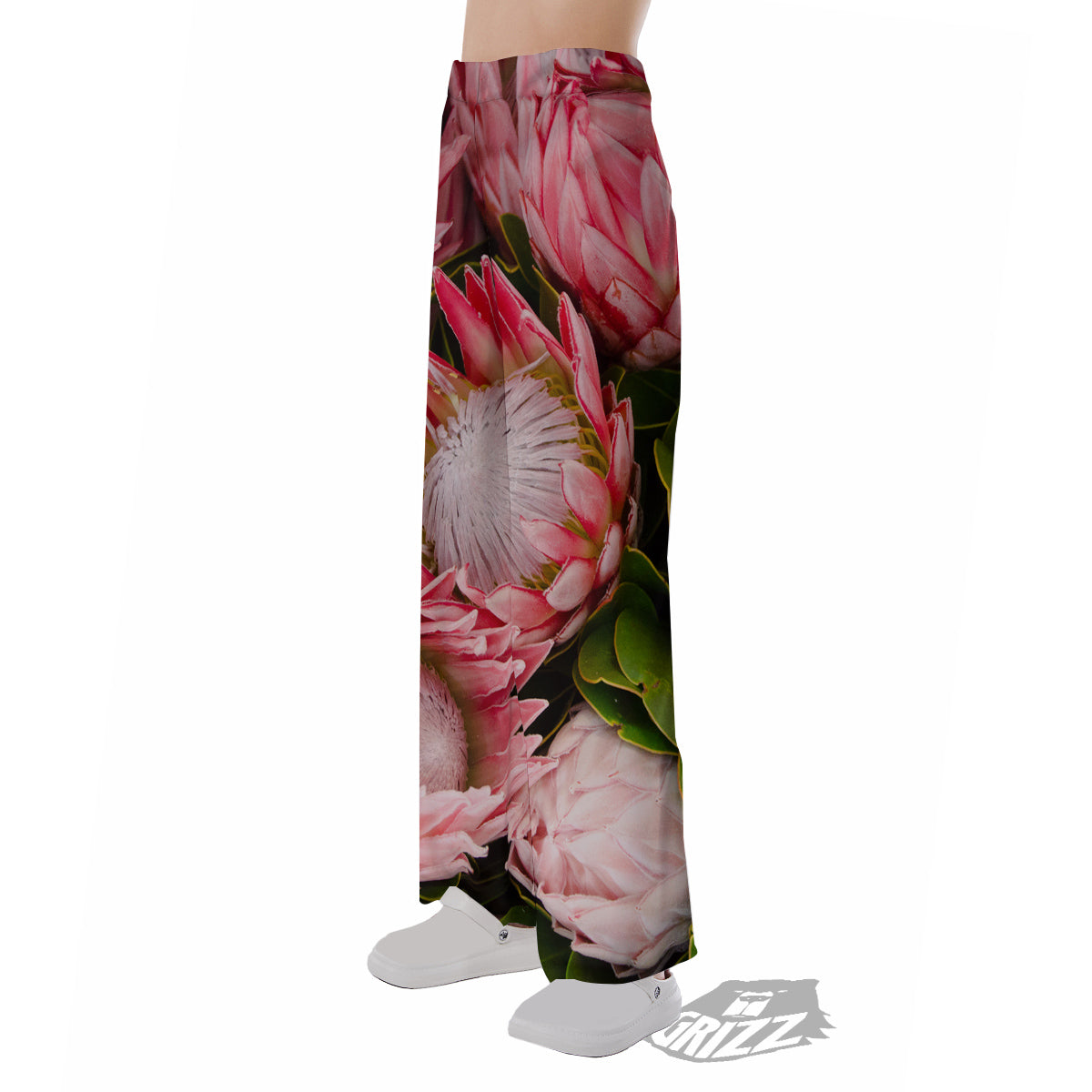 Proteas Bunches Print Pajama Pants-grizzshop