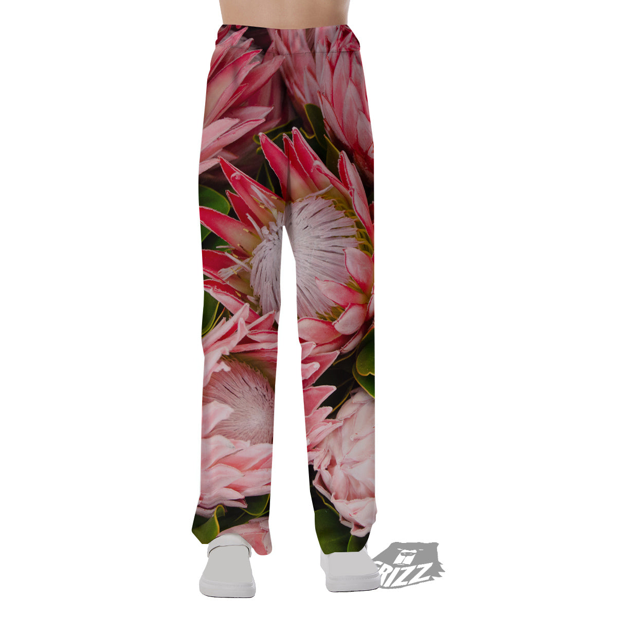 Proteas Bunches Print Pajama Pants-grizzshop