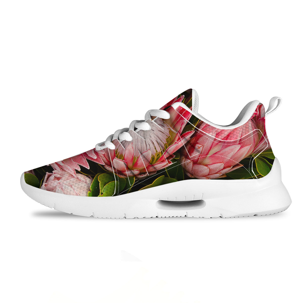 Proteas Bunches Print Tennis Shoes-grizzshop