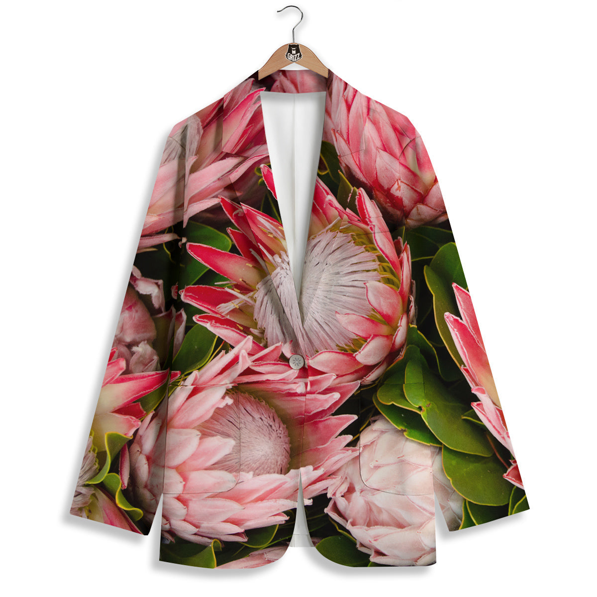 Proteas Bunches Print Women's Blazer-grizzshop