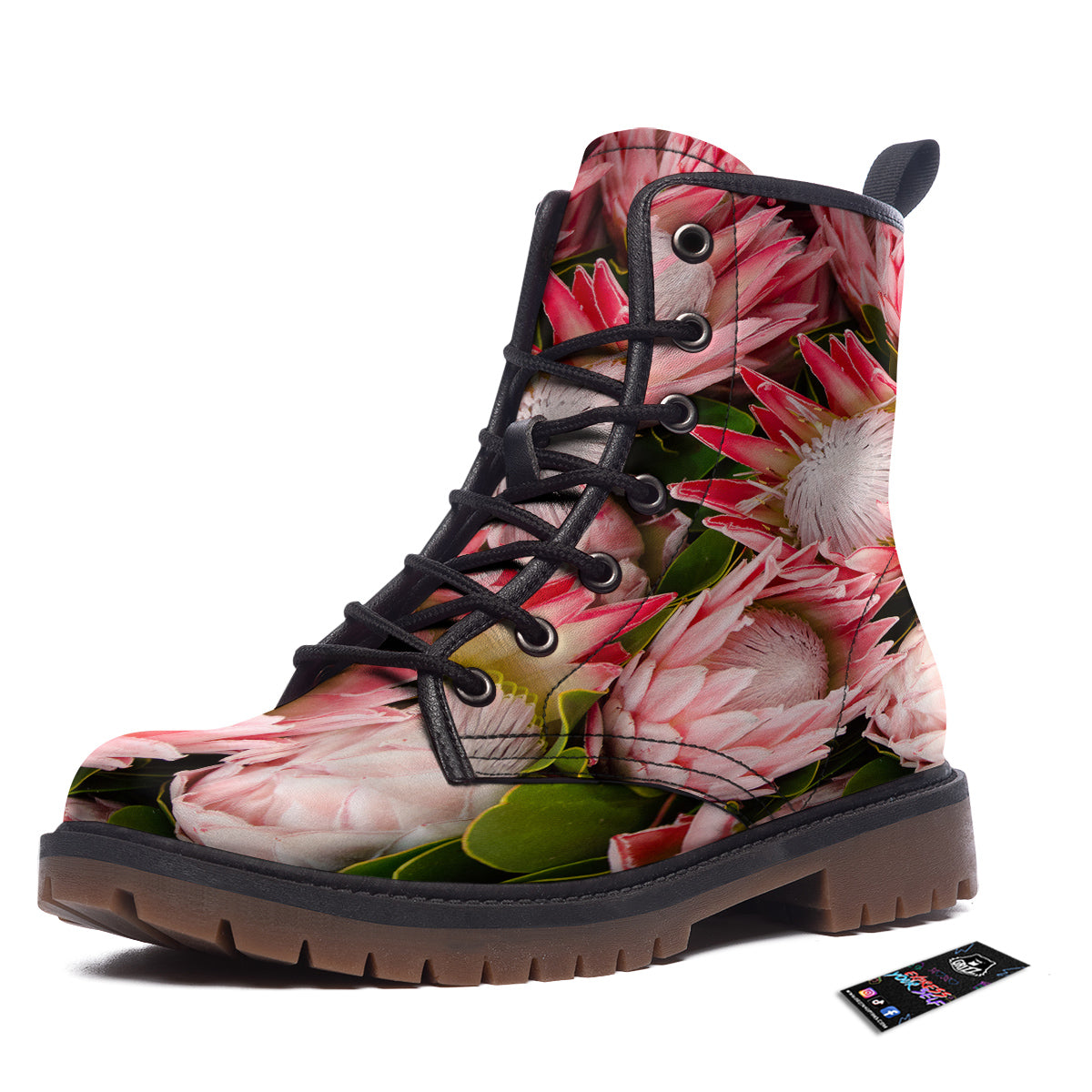 Proteas Bunches Print Work Boots-grizzshop