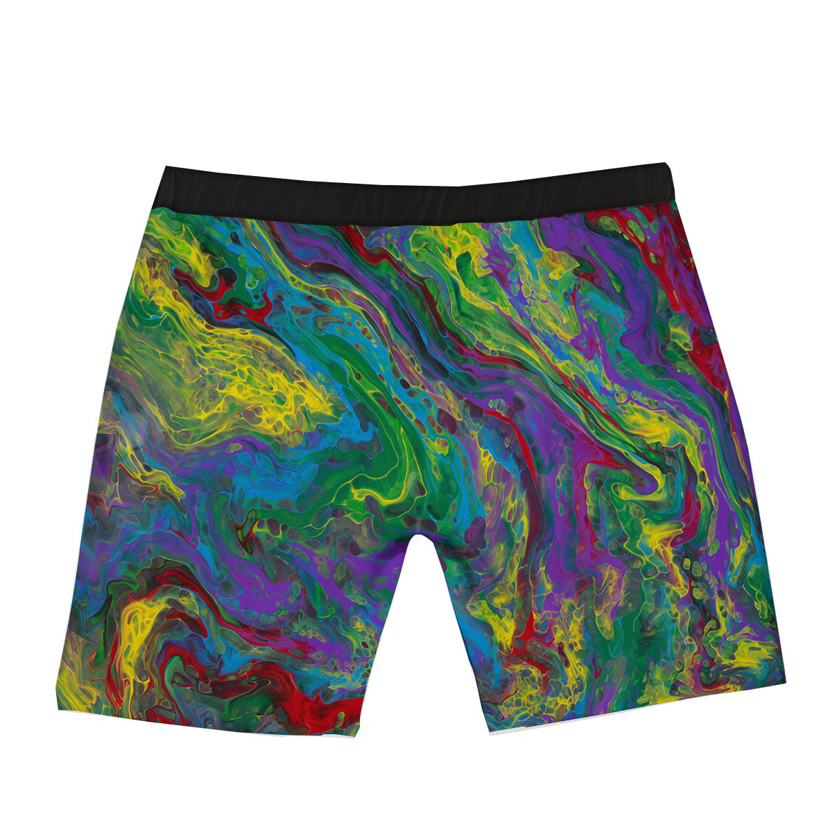 Psychedelic Abstract Print Boxer Briefs-grizzshop