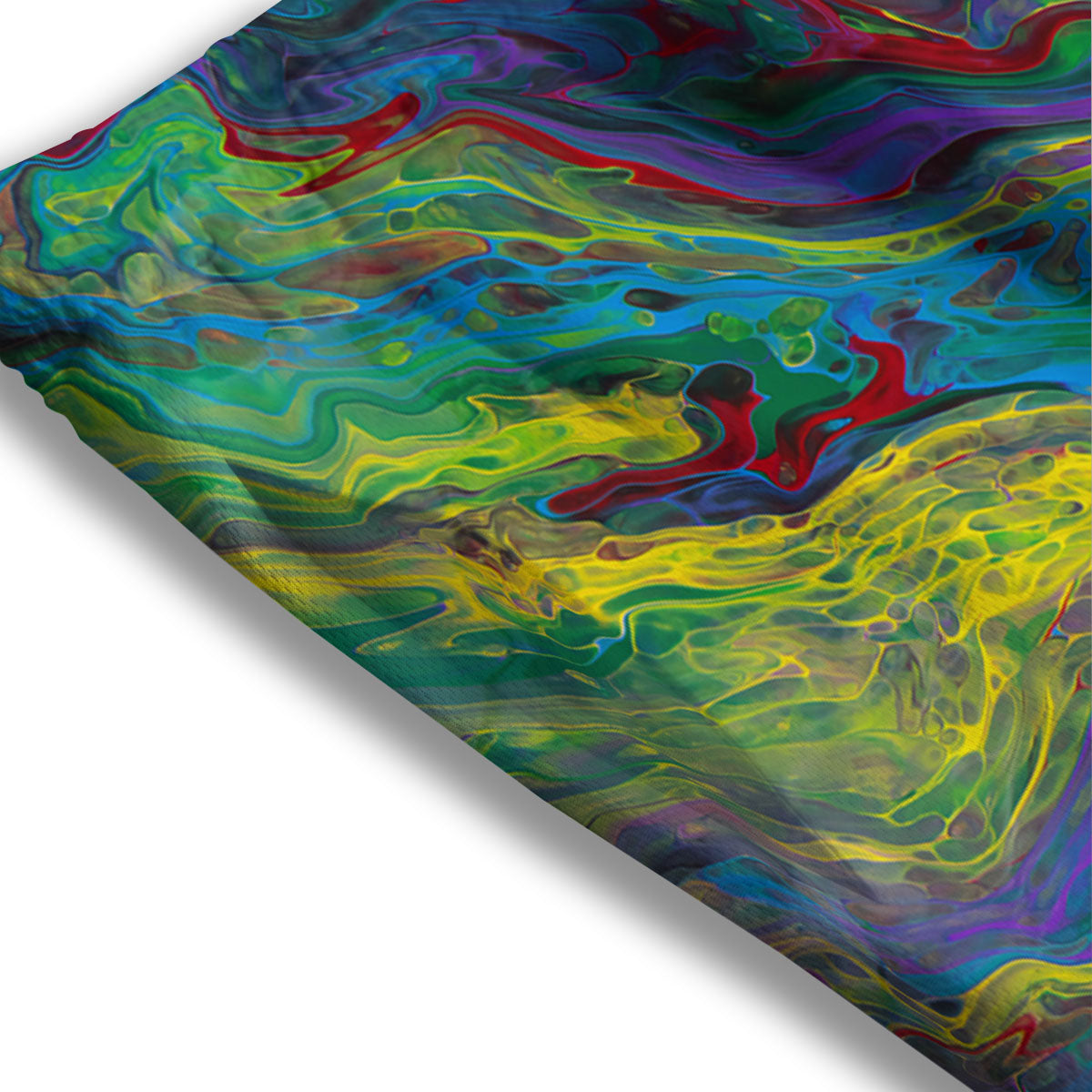 Portrait Golden Retriever Print Mesh Shorts