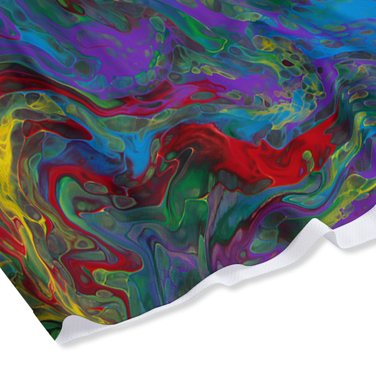 Portrait Golden Retriever Print Mesh Shorts