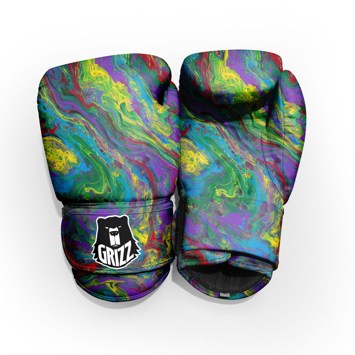 Psychedelic Abstract Print Pro Boxing Glove