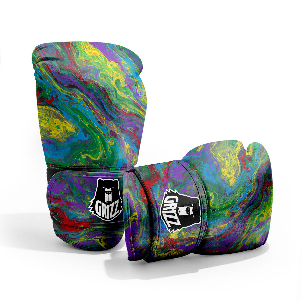 Psychedelic Abstract Print Pro Boxing Glove