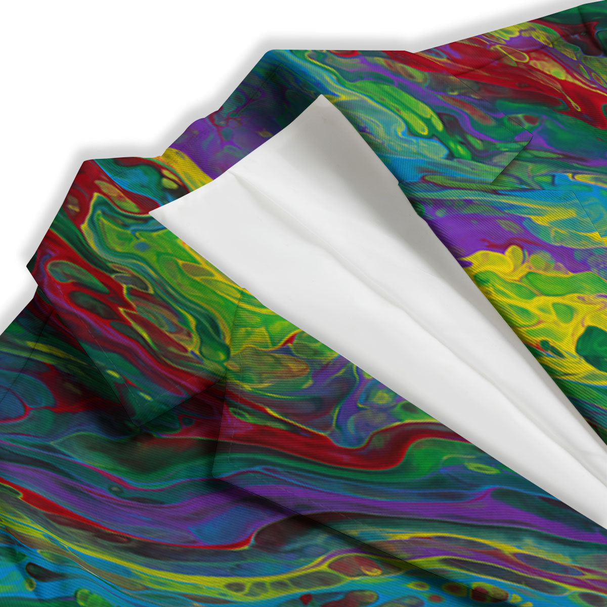 Psychedelic Abstract Print Women's Blazer-grizzshop