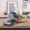 Psychedelic And Gradient Sky Rainbow Print Tumbler-grizzshop