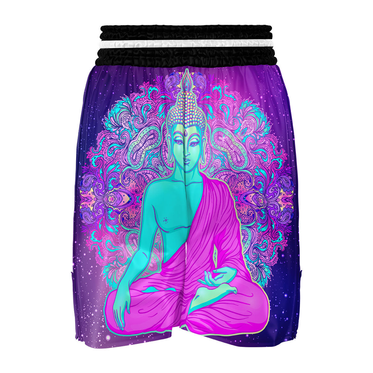 Psychedelic Buddha.jpg Boxing Shorts-grizzshop
