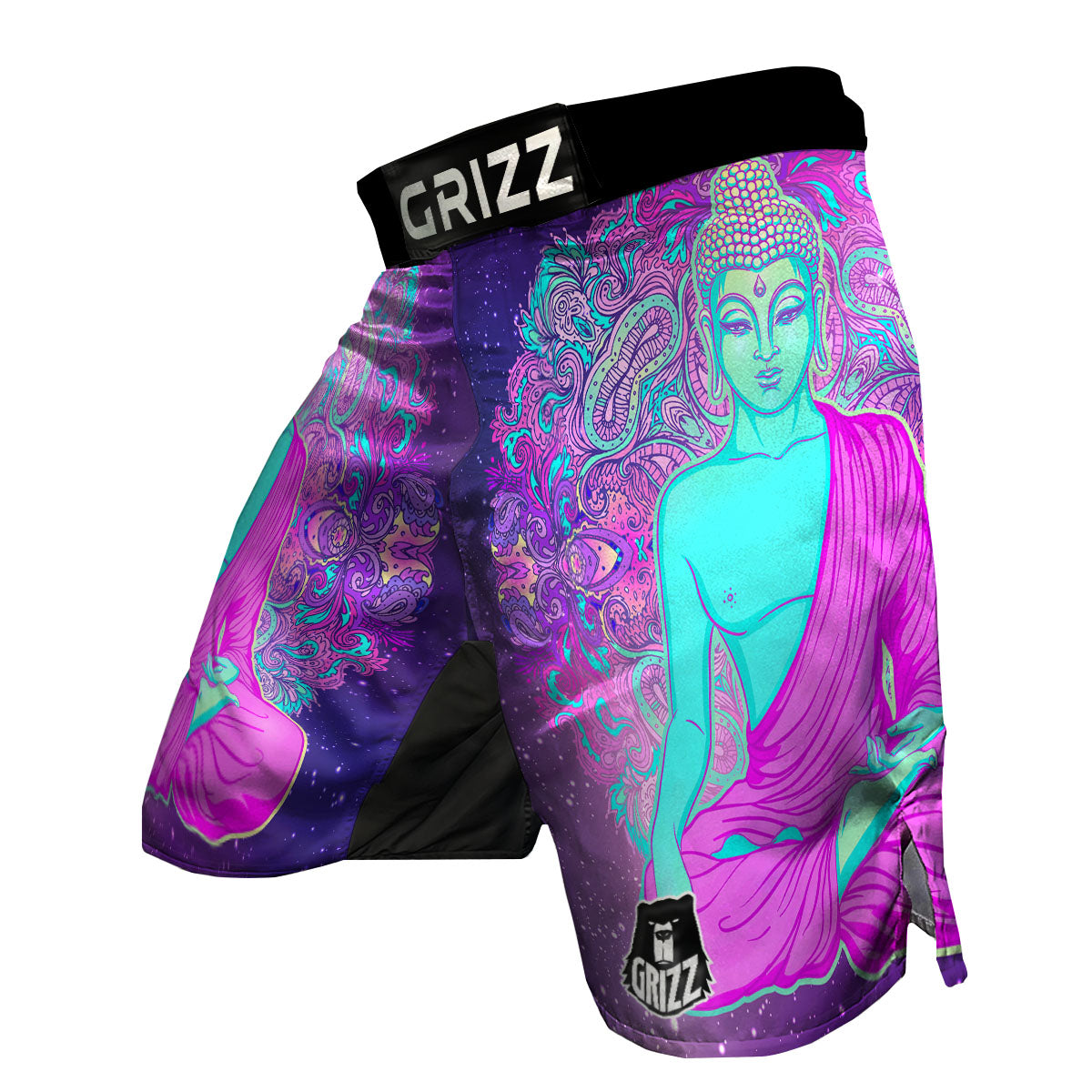 Psychedelic Buddha.jpg MMA Shorts-grizzshop