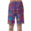 Psychedelic Face Men's Shorts-grizzshop