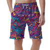 Psychedelic Face Men's Shorts-grizzshop