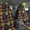 Psychedelic Funny Crazy Colorful Print Pattern Car Seat Covers-grizzshop