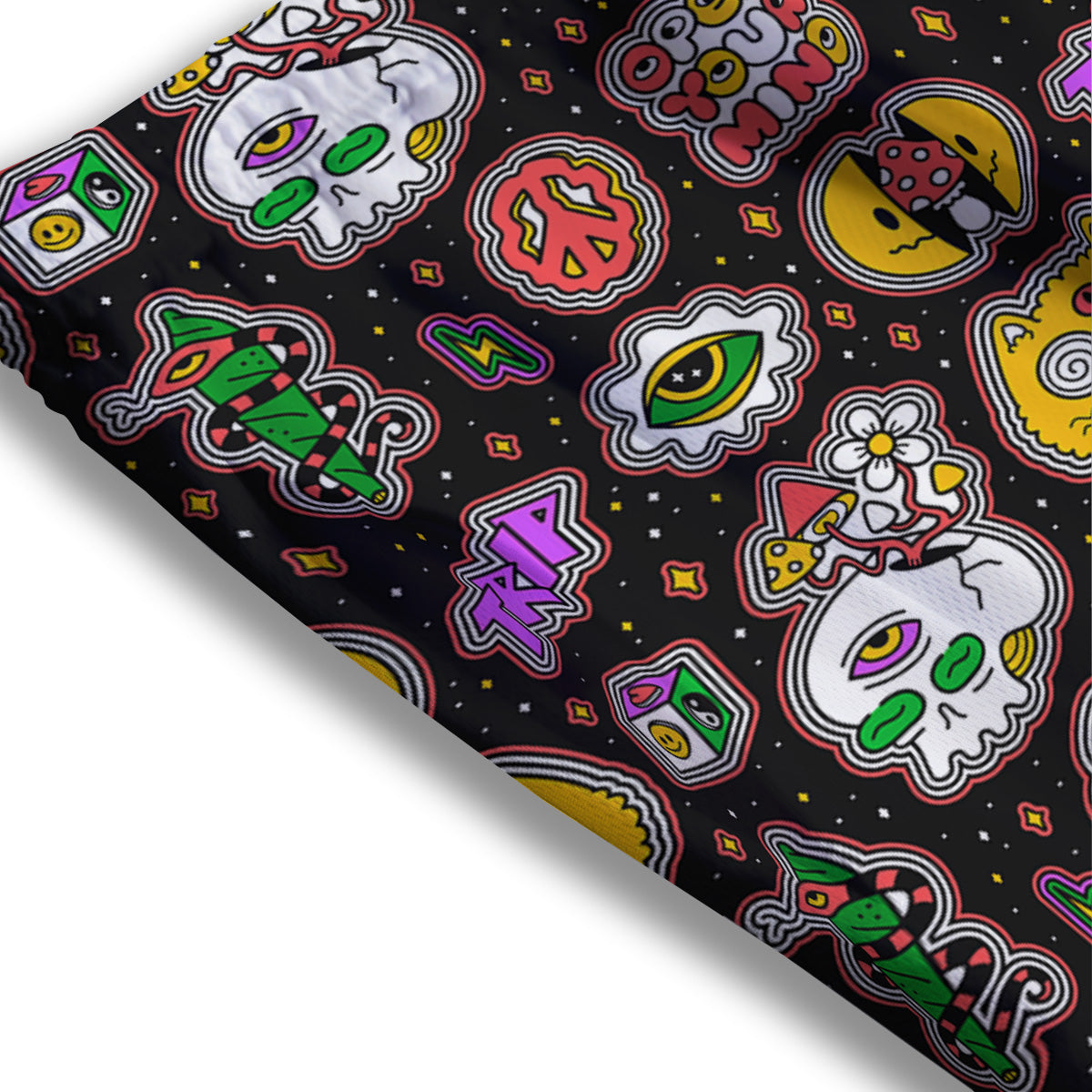 Rabbit Cute Print Pattern Mesh Shorts