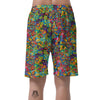 Psychedelic Jungle Forest Floral Men's Shorts-grizzshop