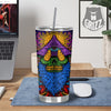 Psychedelic Magic Mushroom Print Tumbler-grizzshop