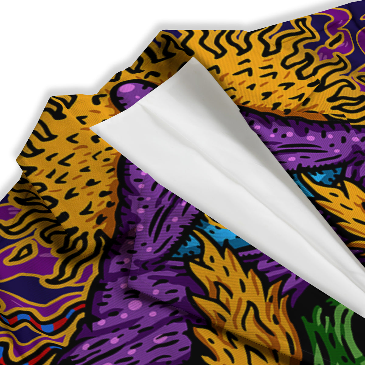Psychedelic Magic Mushroom Print Women's Blazer-grizzshop