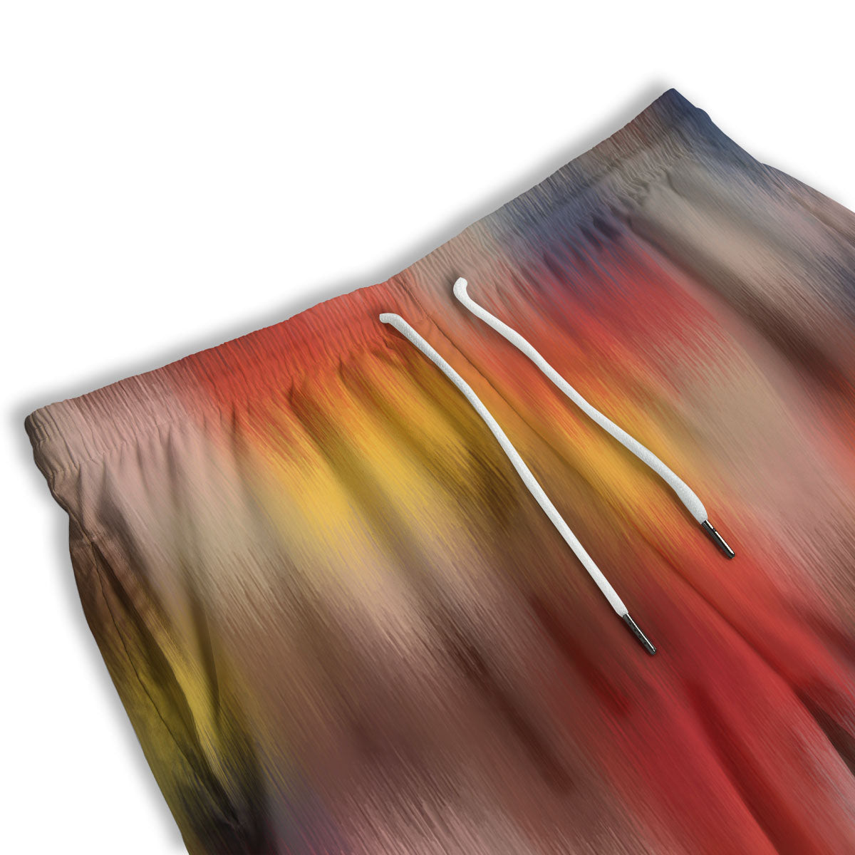 Psychedelic Multicolor Print Men's Athletic Shorts