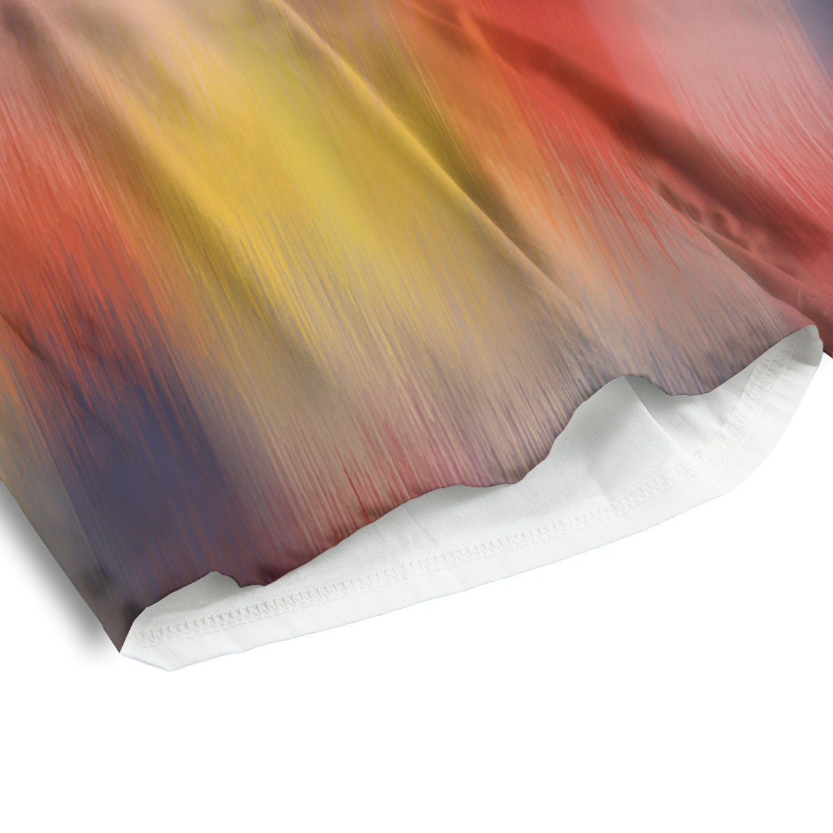 Psychedelic Multicolor Print Men's Athletic Shorts