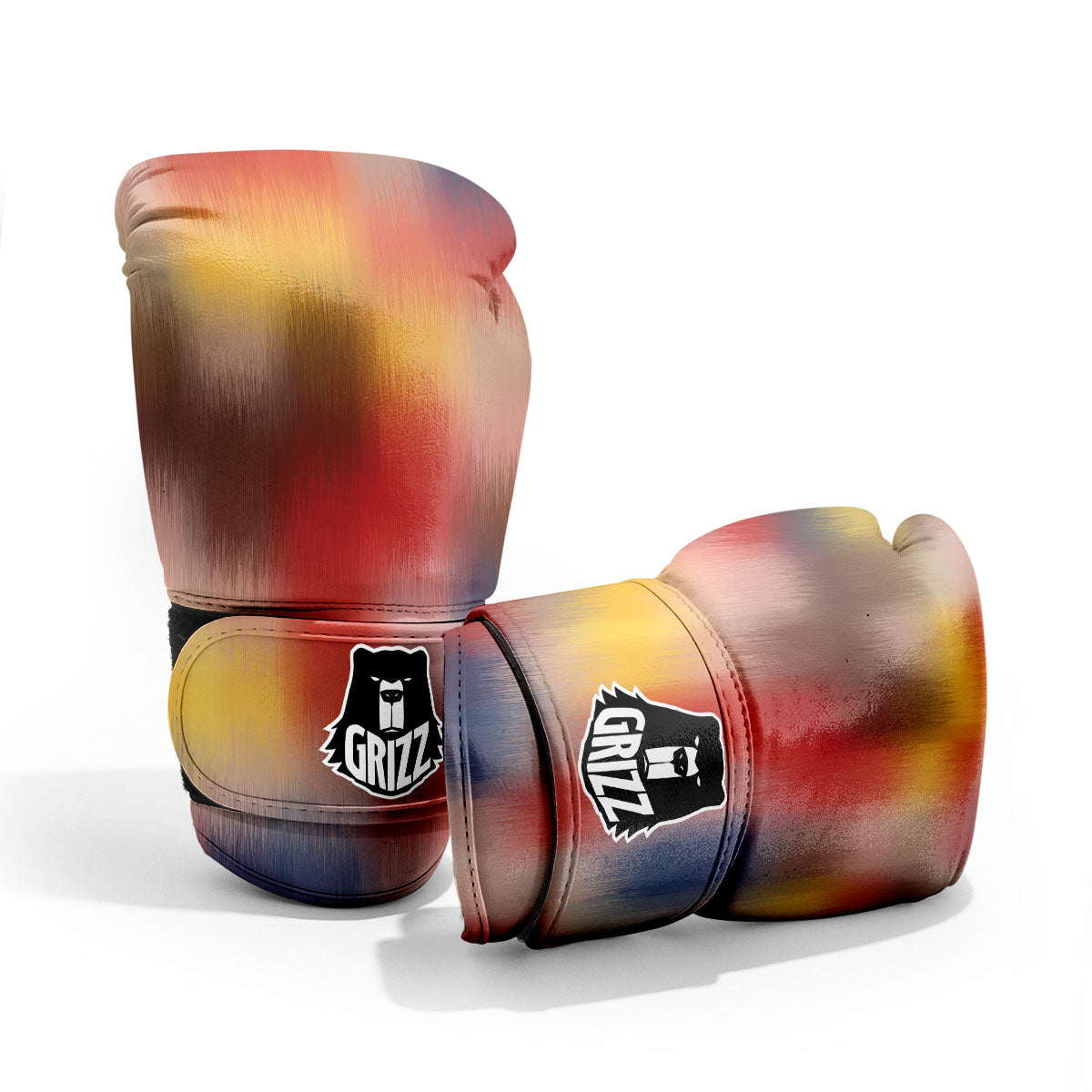 Psychedelic Multicolor Print Pro Boxing Glove
