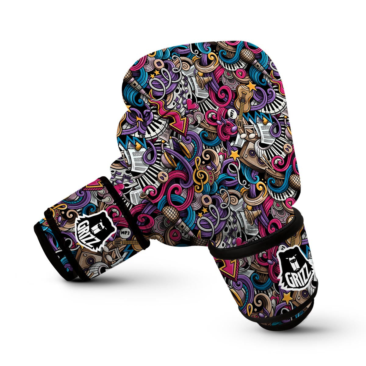 Psychedelic Music Boxing Gloves-grizzshop