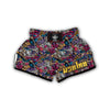 Psychedelic Music Muay Thai Boxing Shorts-grizzshop