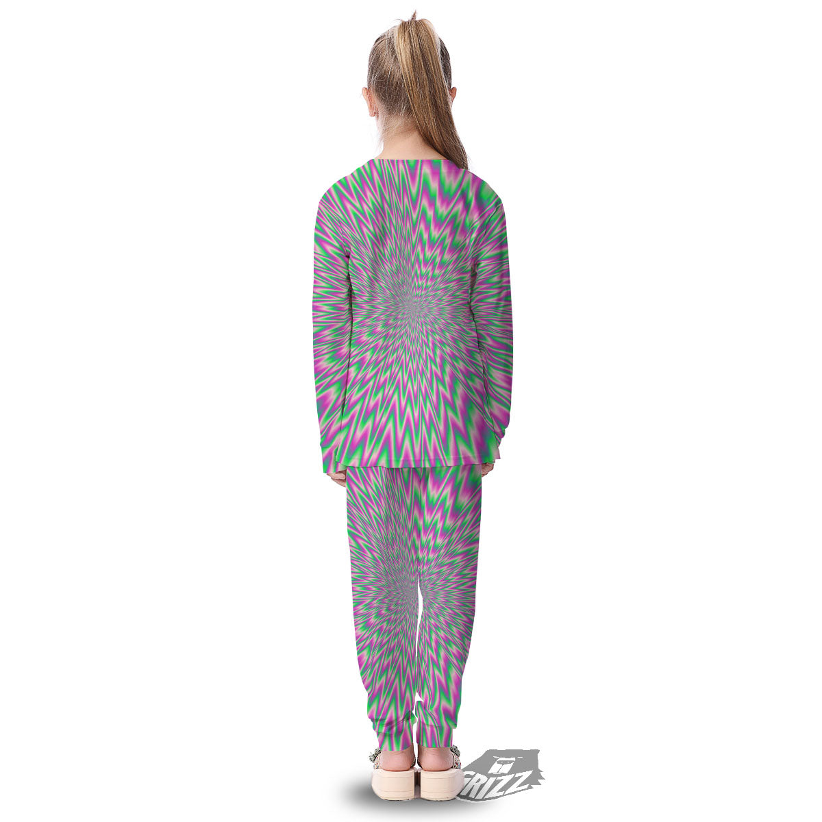 Psychedelic Optical Illusion Twinkle Kid's Pajamas-grizzshop