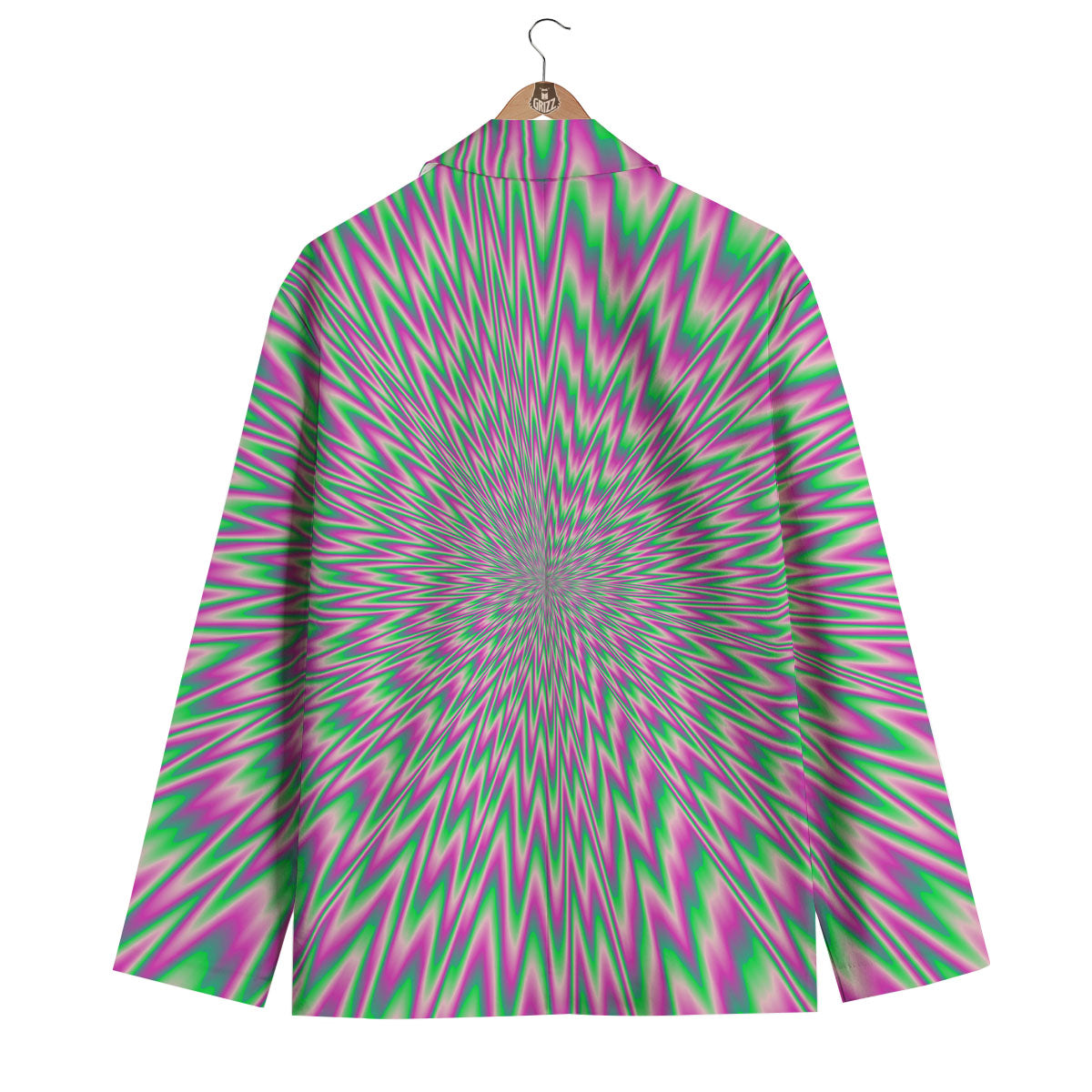Psychedelic Optical Illusion Twinkle Men's Blazer-grizzshop