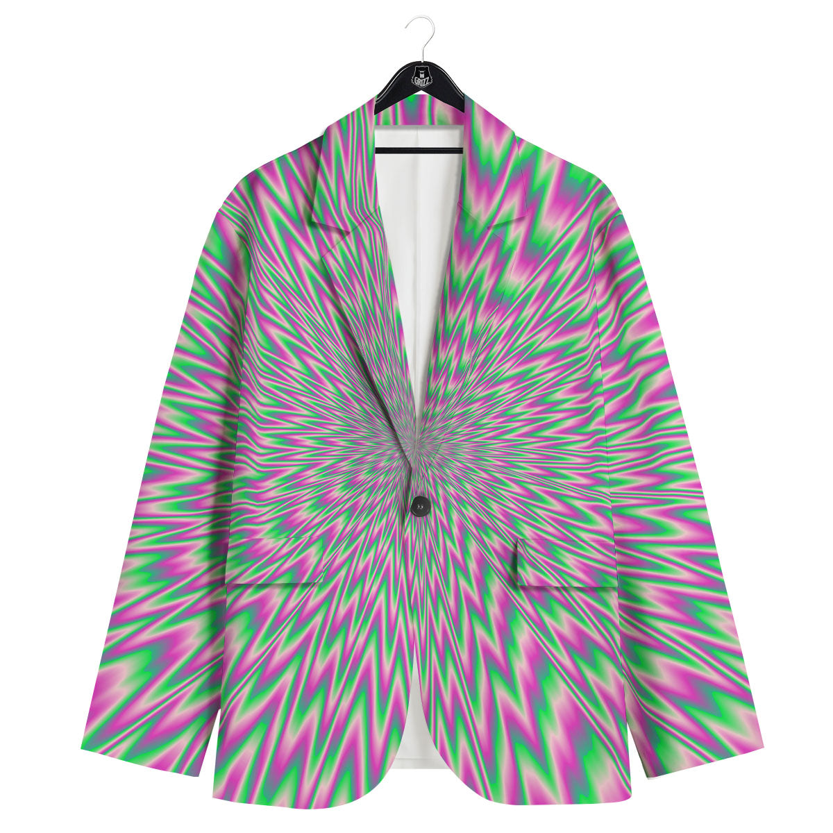 Psychedelic Optical Illusion Twinkle Men's Sport Coat-grizzshop