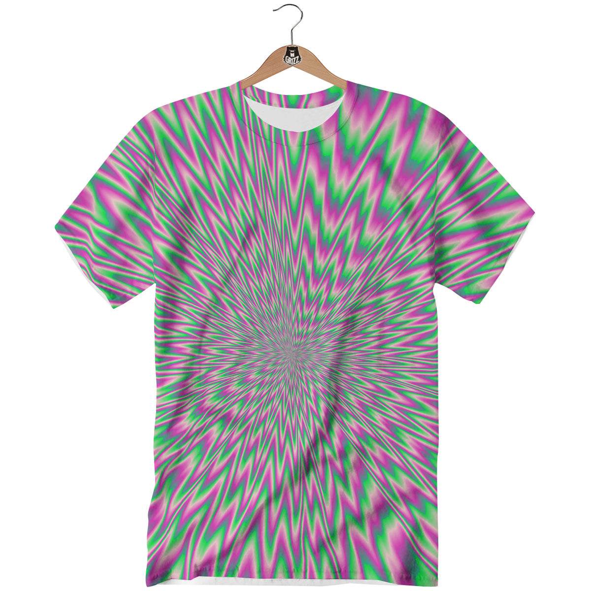 Psychedelic Optical Illusion Twinkle T-Shirt-grizzshop