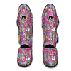 Psychedelic Pattern Print Muay Thai Shin Guards-grizzshop